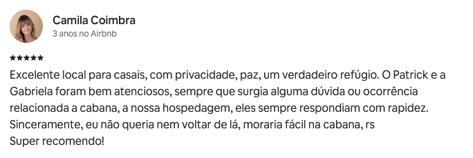 Feedback de hóspede
